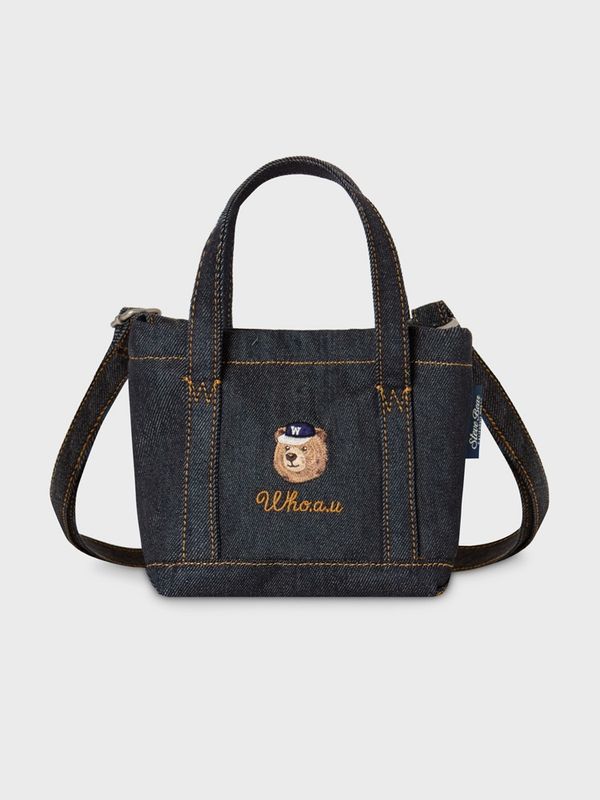 WHOAU Steve Denim Mini Tote Bag_WHBGG2323A