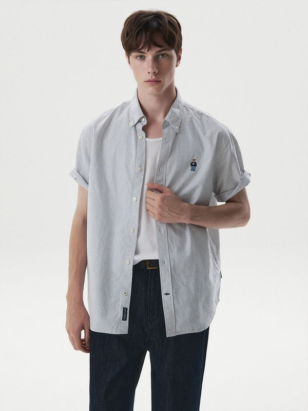 WHOAU Áo sơ mi UNISEX Steve Oxford Short Sleeve Shirts_WHYWG2511U