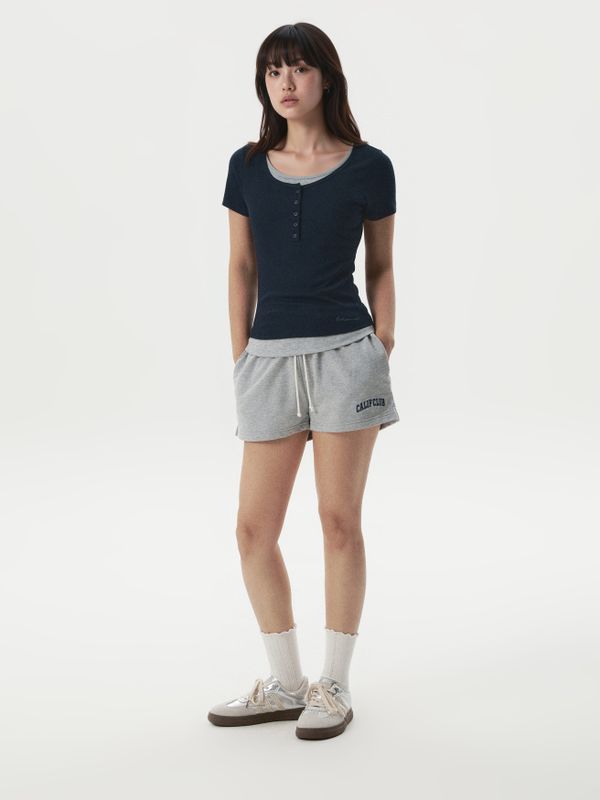 WHOAU Quần ngắn nữ Bending Shorts(F)_WHTMG2431F