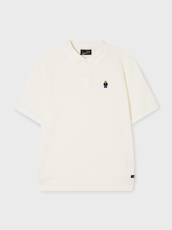 WHOAU Áo thun Steve Collar T-Shirt_WHHAG2411U