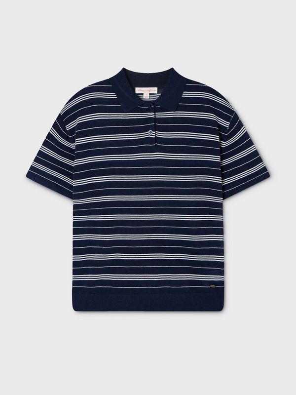 WHOAU Áo thun nữ Multi-Collar Pullover_WHKAG2522F