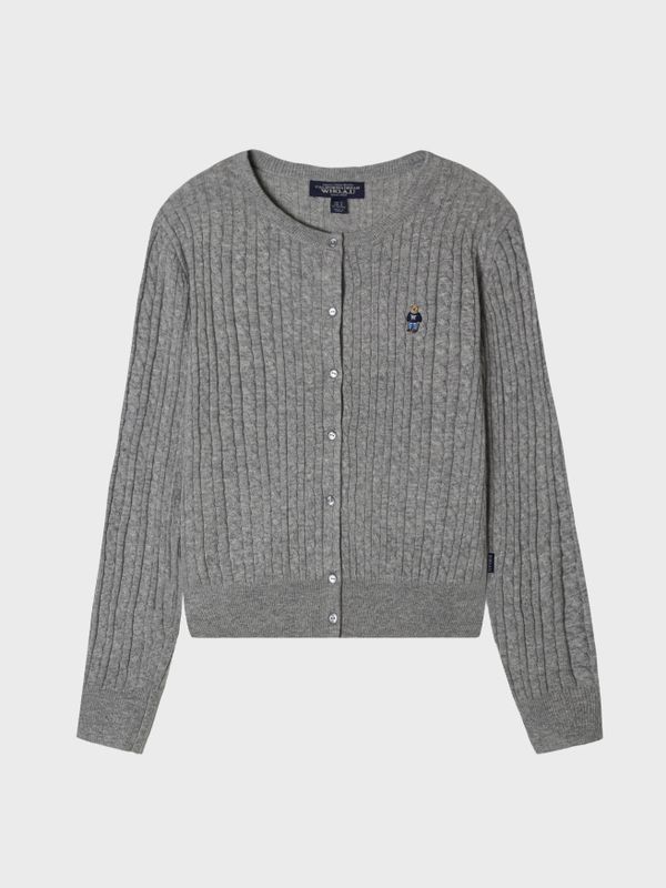 Steve High Gauge Wool Cable Cardigan_WHCKF4801F