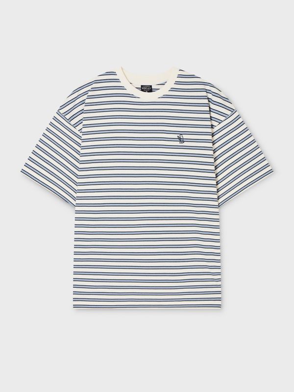 WHOAU Áo thu Unisex Multi Stripe T-Shirt_WHRSG2541U