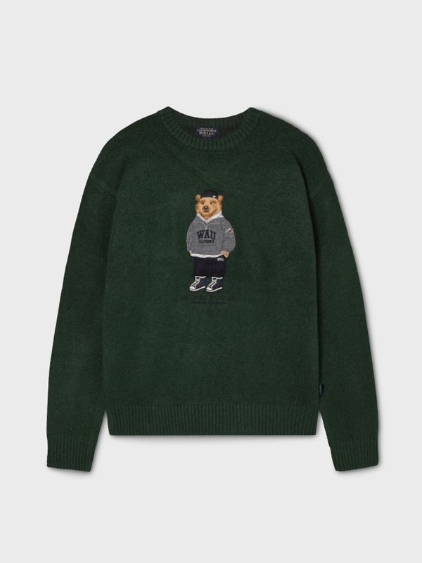 WHOAU Áo len Steve Premium Jacquard Sweater_WHKAF4T11U