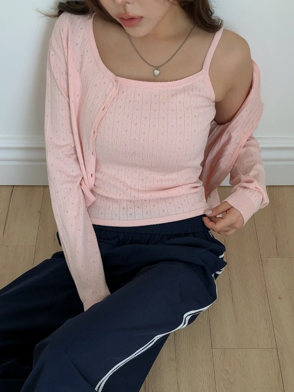 WHOAU Áo len Punching Skashi Vest (Set-up)_WHKVG2441F