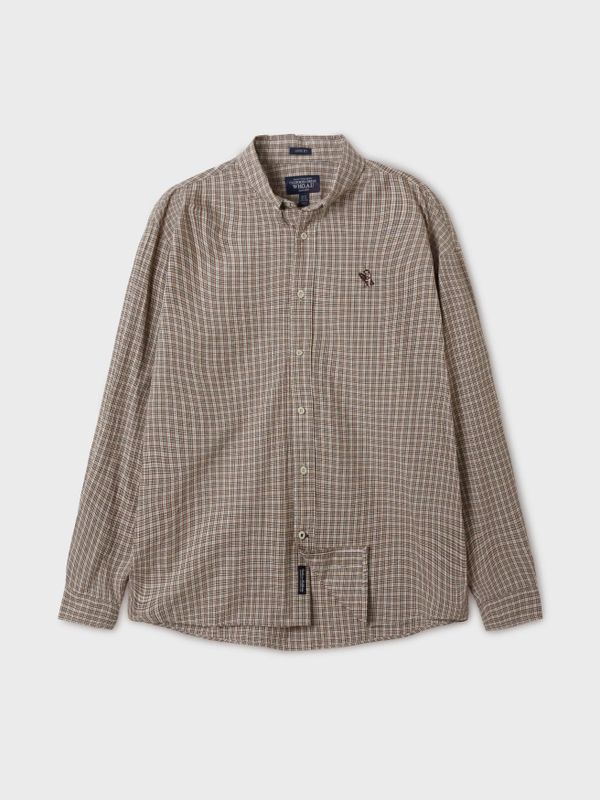Loose-fit Check Shirts (U)_WHYCF3733U