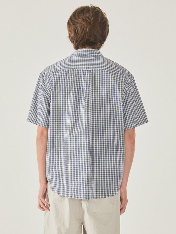 Steve Short Sleeve Check Shirts_WHYWF2512U