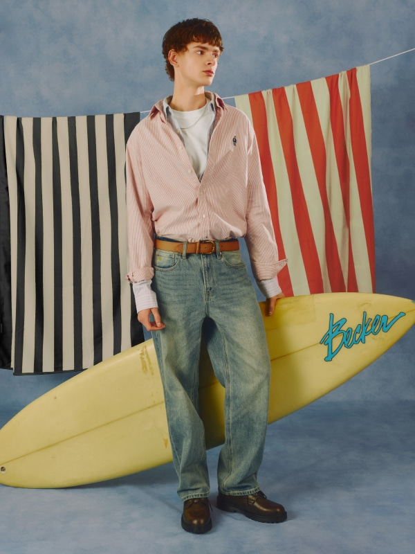 Wide Denim Pants (M)