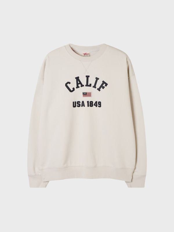WHOAU Áo nỉ tay dài USA Logo Sweatshirt_WHMWGB925U