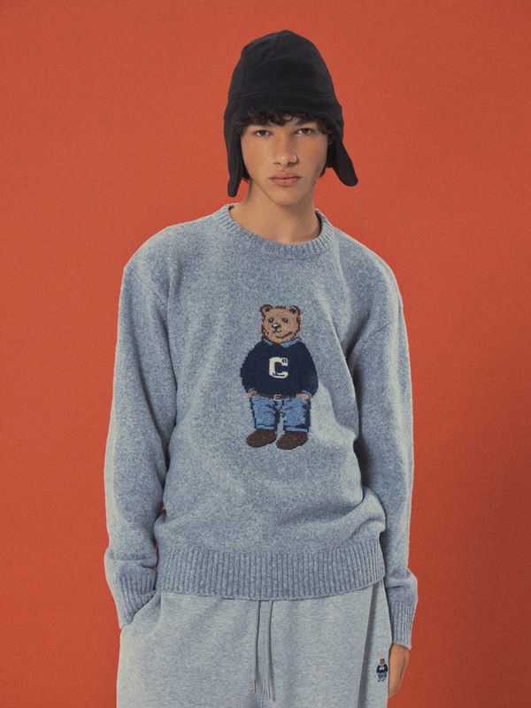 WHOAU Áo len Steve Jacquard Pullover(U)_WHKAGBT26U