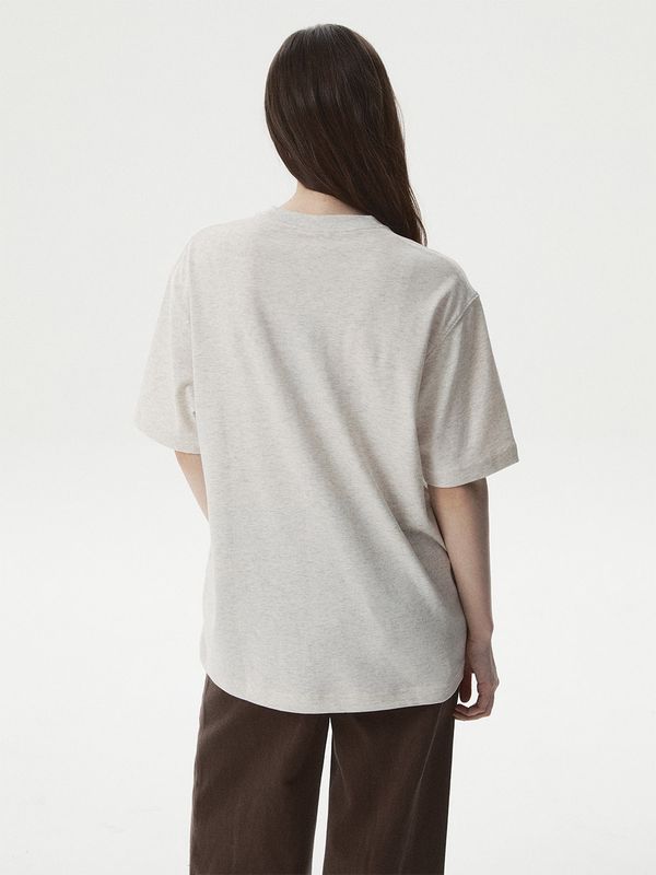 WHOAU Áo thun Campus Patch T-shirt_WHRAG2422U