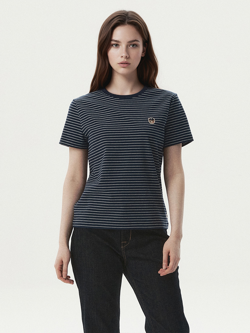 WHOAU Áo thun nữ Steve Multi Stripe T-shirt(F)_WHRSG2531F