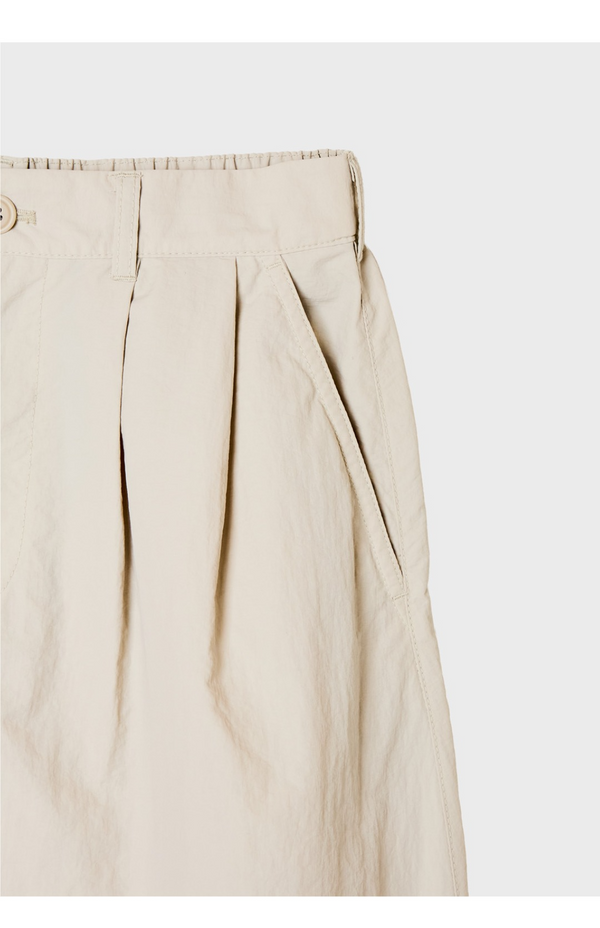 WHOAU Chân váy Long Nylon Flared Skirt_WHWHG2484F
