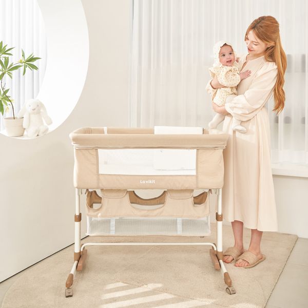 Nôi xếp đa năng tiện lợi cho trẻ sơ sinh La vikit thế hệ thứ 3