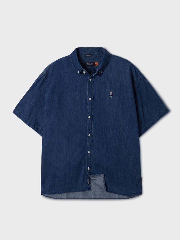 Steve Denim Short Sleeve Shirts_WHYJF2512U