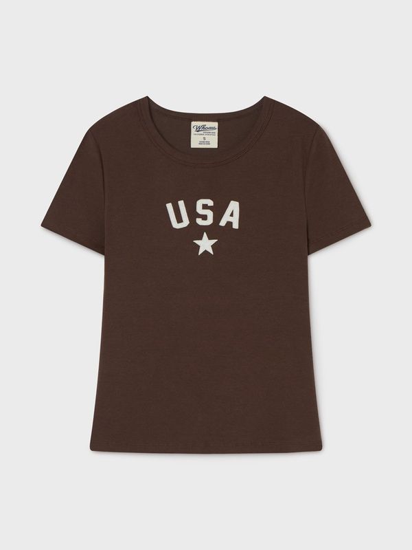 WHOAU Áo thun Vintage Patch T-Shirt_WHRAG2528F