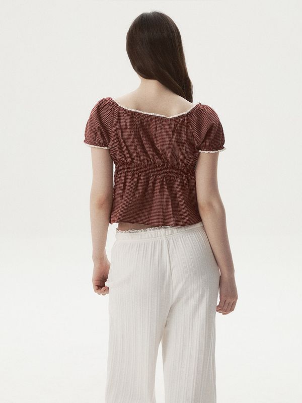 Check Patterend Blouse