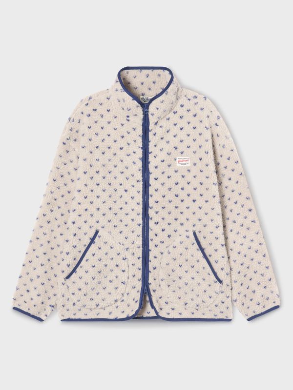 Dot Pattern Fleece Jacket_WHMZF4V61F
