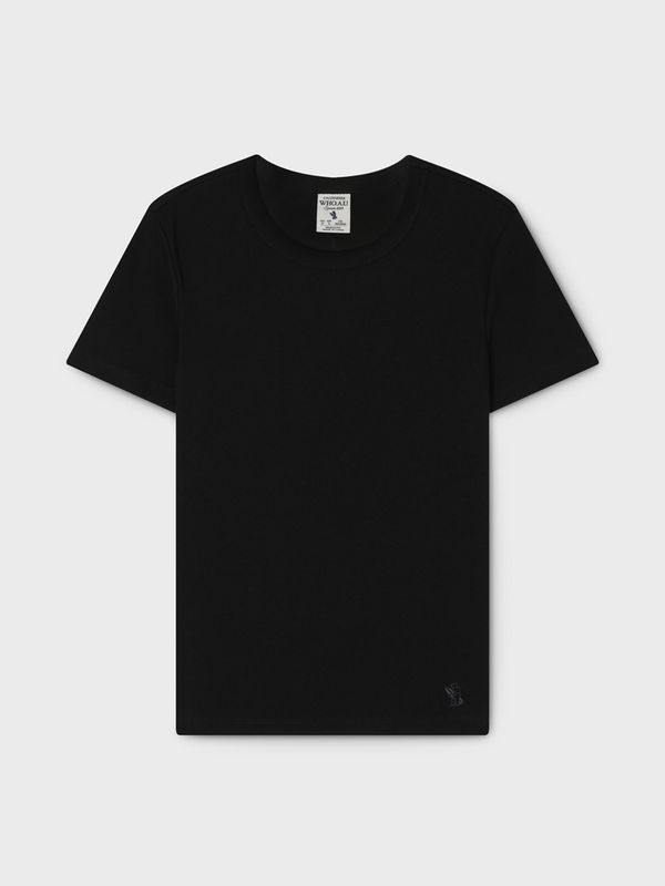 Ribbed Short Sleeve T-shirt