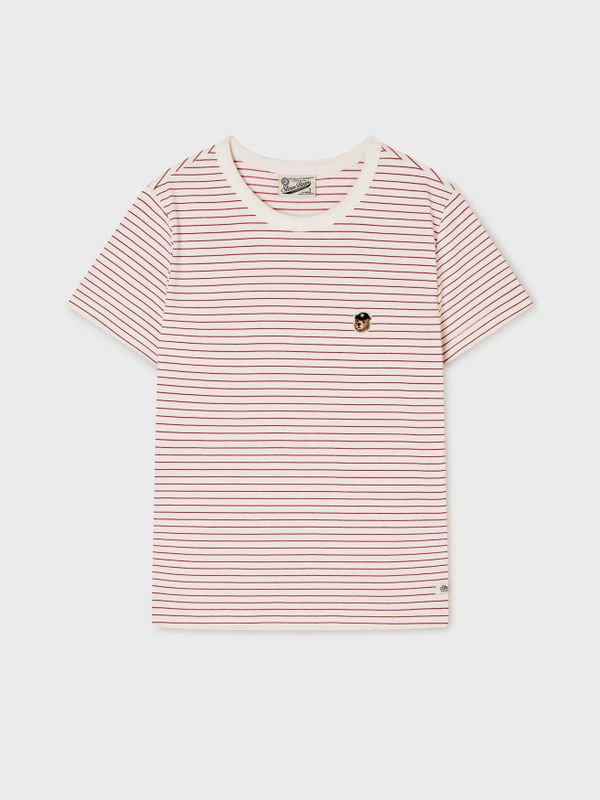 WHOAU Áo thun nữ Steve Multi Stripe T-shirt(F)_WHRSG2531F