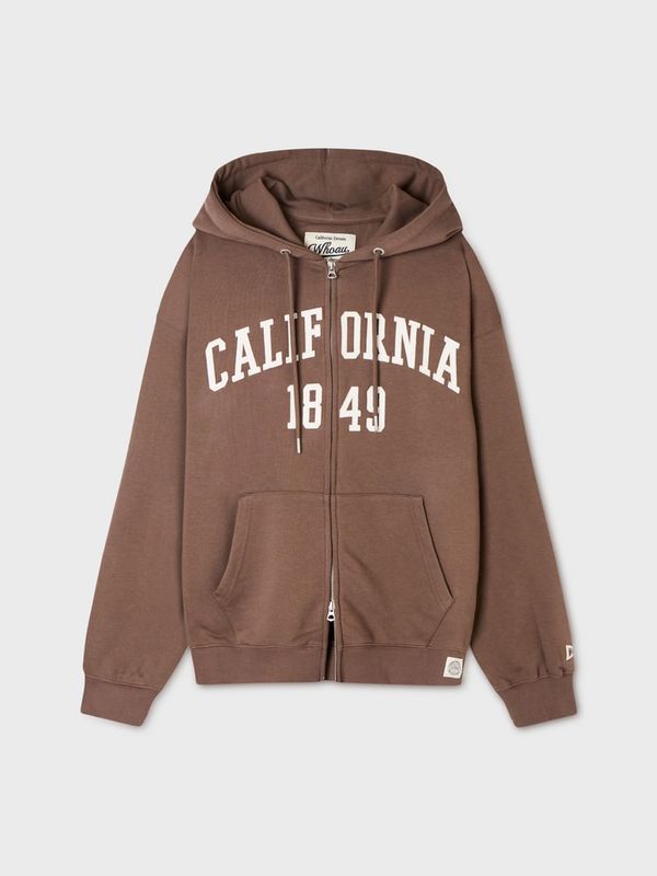 WHOAU Áo khoác nỉ Signature Patch Zip-up Hoodie_WHMZGB911U