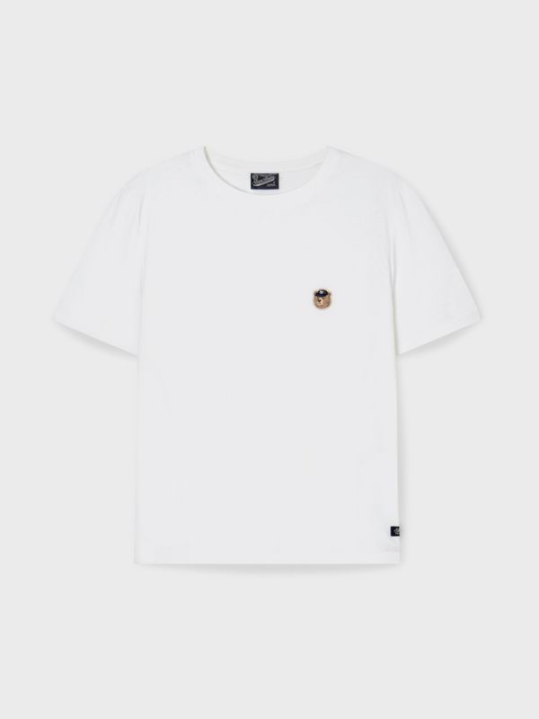 WHOAU Áo thun nữ Steve Head Patch T-shirt(Crop Fit)_WHRAG2322F