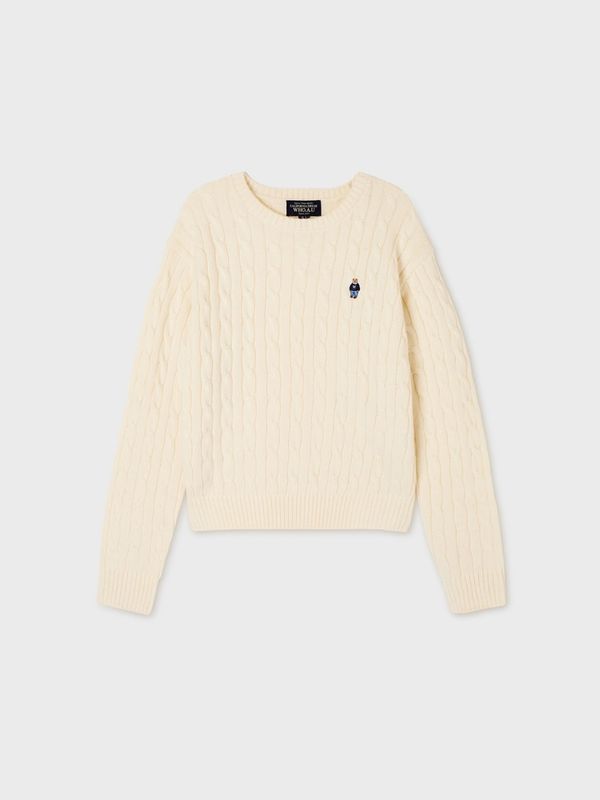 WHOAU Áo len Steve Cable R-neck Pullover_WHKAGB921F