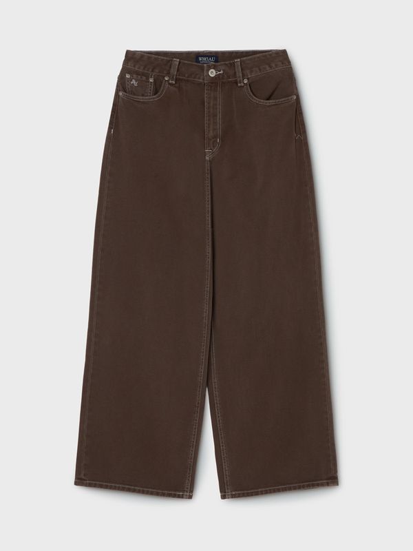 WHOAU Quần nữ Wide Colored Denim(F)