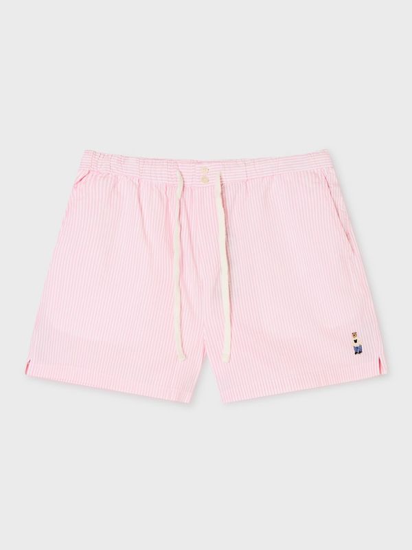 WHOAU Quần ngắn Steve Seersucker Shorts(Set-up)_WHTHG2512F