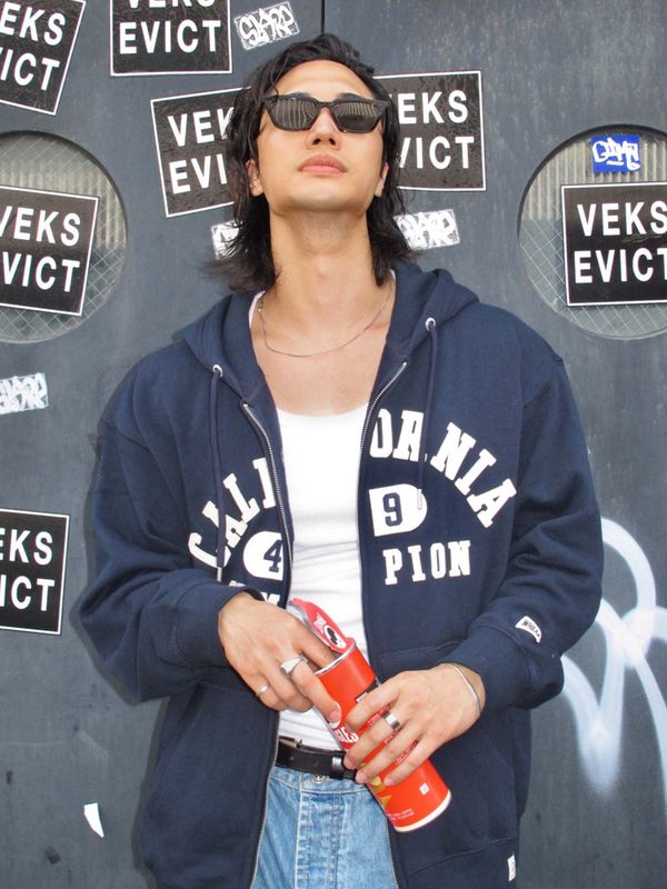 Signature Patch Hood Zip-up(Brushed)_WHMZF4911U