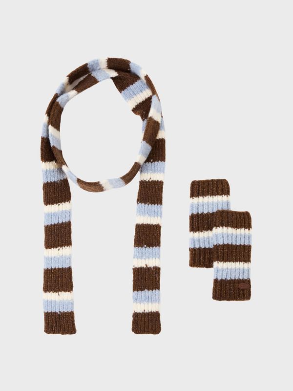 WHOAU Khăn choàng Stripe Warmer Set_WHAMGBT41A