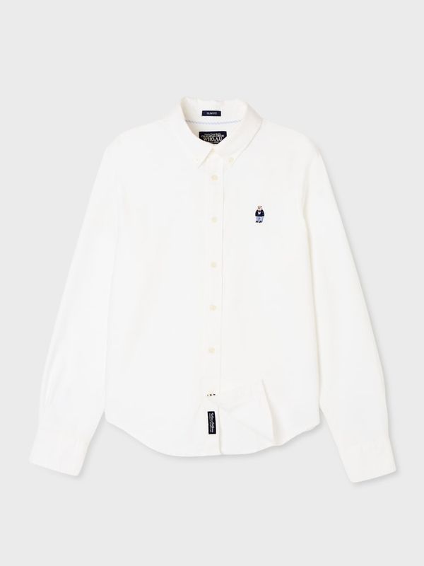 WHOAU Áo Sơ mi Steve Oxfort Shirts(Slim Fit)_WHYWGB821F
