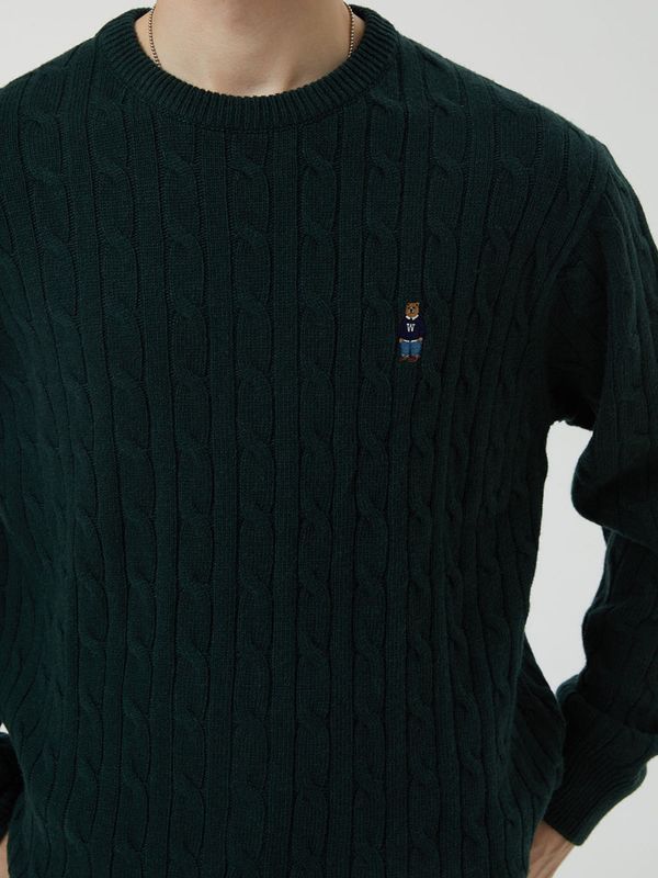 Steve Cable Sweater(U)_WHKAF4911U