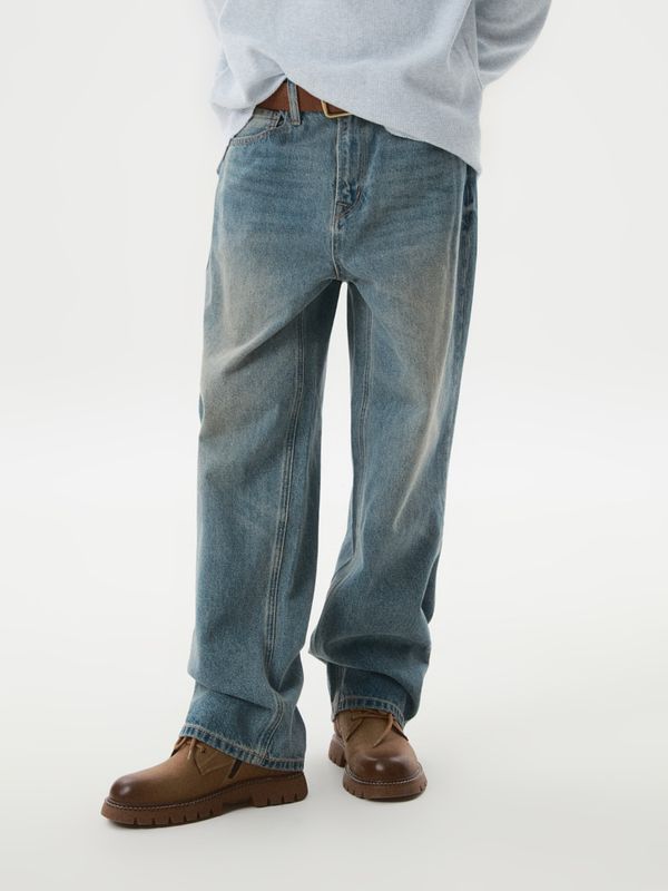 Wide Denim Pants (M)