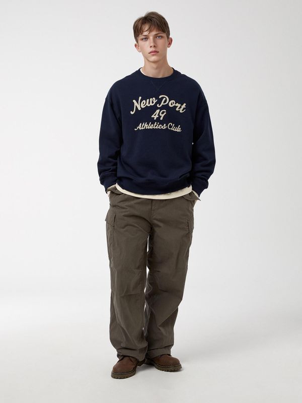 Chain Stitch Sweatshirt(Brushed)_WHMWF4T22U