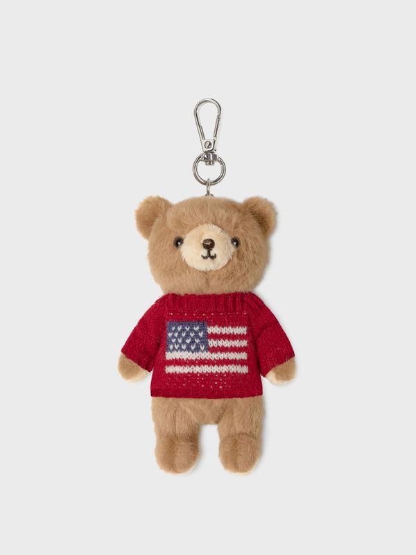 WHOAU Móc khóa phụ kiện Fluffy Bear Knit Keyring_WHAWG2222A
