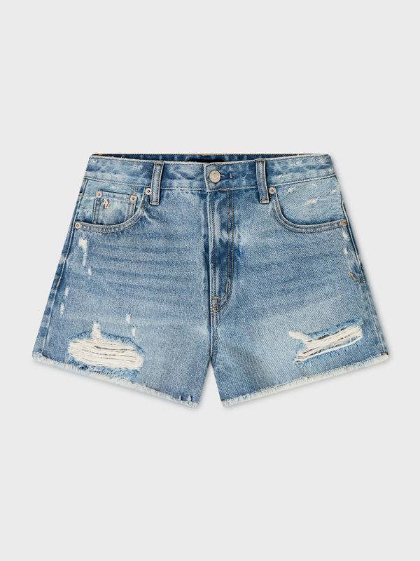 Destroyed Denim Shorts