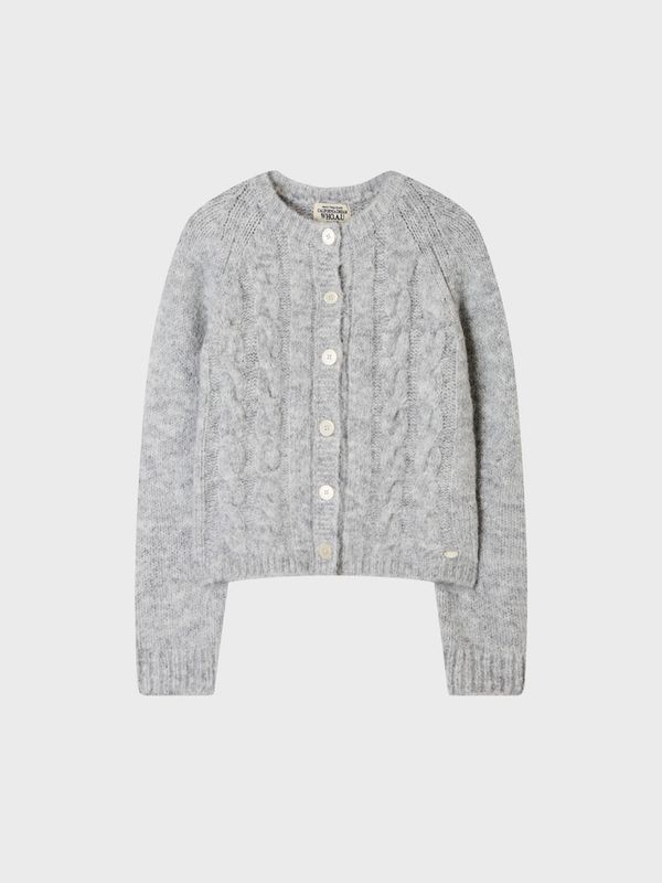 WHOAU Áo len Bokasi Cable Cardigan_WHCKGBT22F