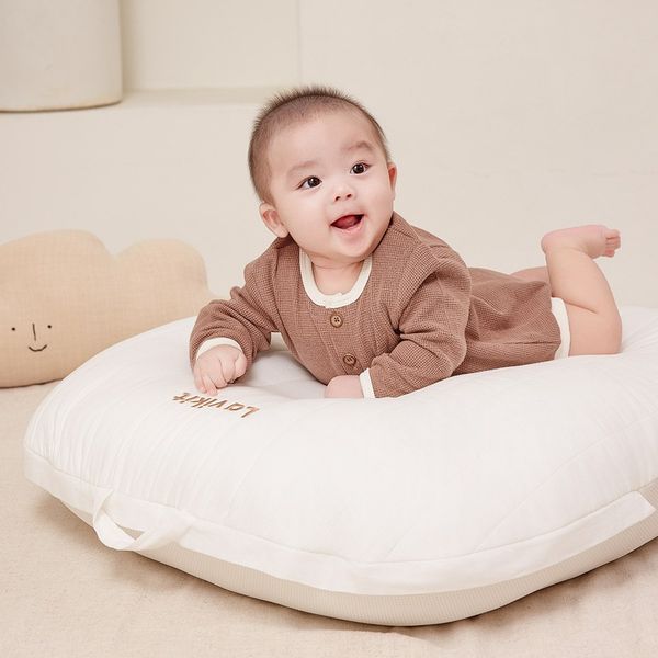 Gối chống trào ngược La vikit dành cho trẻ sơ sinh, hạn chế nôn trớ, ọc sữa, vải bông mềm mại