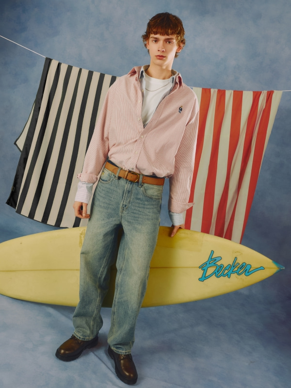 Wide Denim Pants (M)