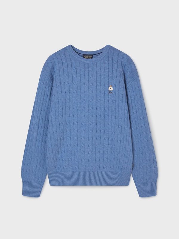 WHOAU Áo len nam Steve Cable Sweater_WHKAG1121M