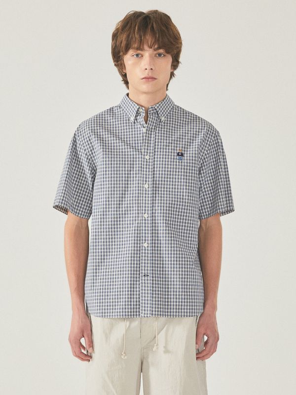 Steve Short Sleeve Check Shirts_WHYWF2512U