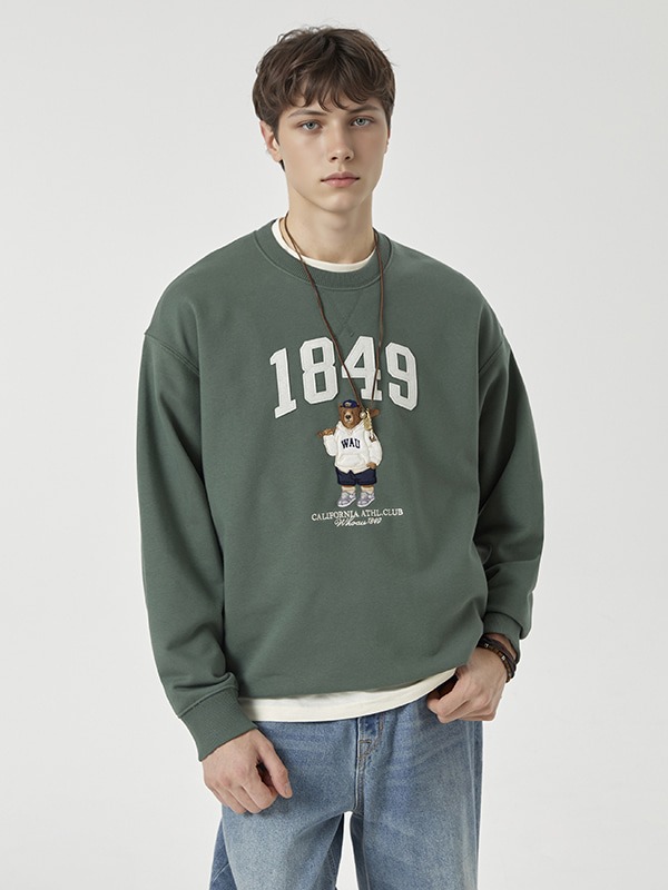 WHOAU Áo nỉ Steve Patch Sweatshirt_WHMWG2222U
