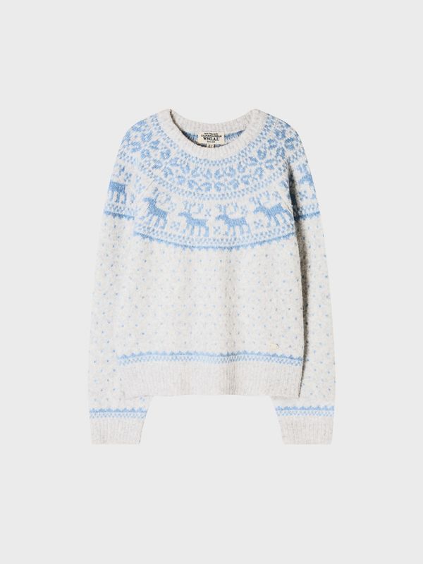 WHOAU Áo len Nordic Pullover_WHKAGBV23F