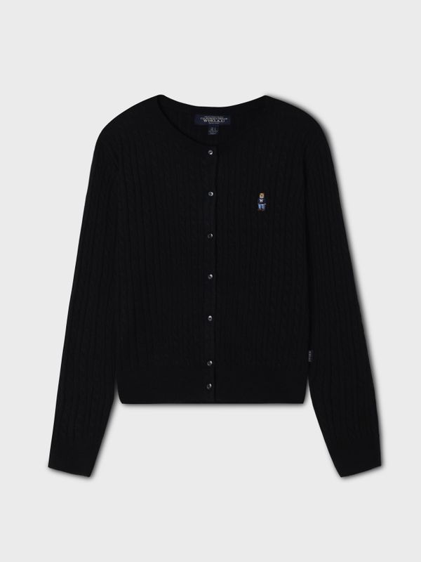 Steve High Gauge Wool Cable Cardigan_WHCKF4801F