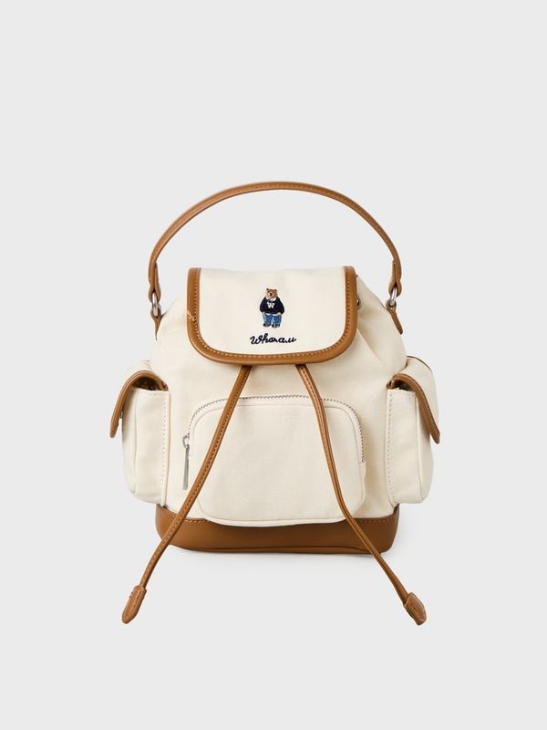 WHOAU Balo Steve Canvas Mini Backpack [B]_WHBGGB851A