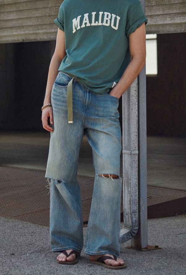 Wide Denim Pants (M)_1