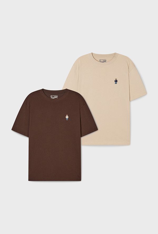 WHOAU Áo thun (2PACK)Steve Solid T-shirt[B]_WHRAG3751U
