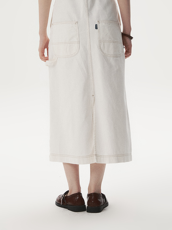 WHOAU Yếm nữ Cool Denim Overalls One piece_WHOJG2531F