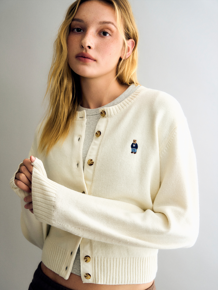 WHOAU Áo len Steve R-neck Cardigan_WHCKGB923F